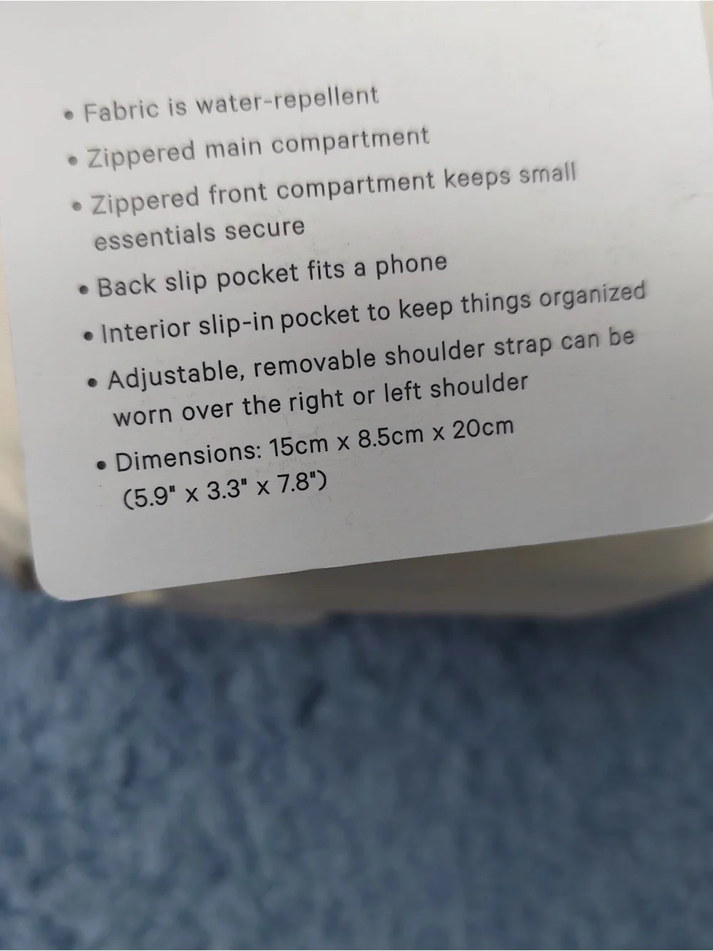lululemon athletica Cream Everywhere Sling Crossbody